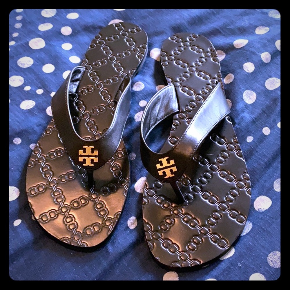 Tory Burch Monroe Thong-Black